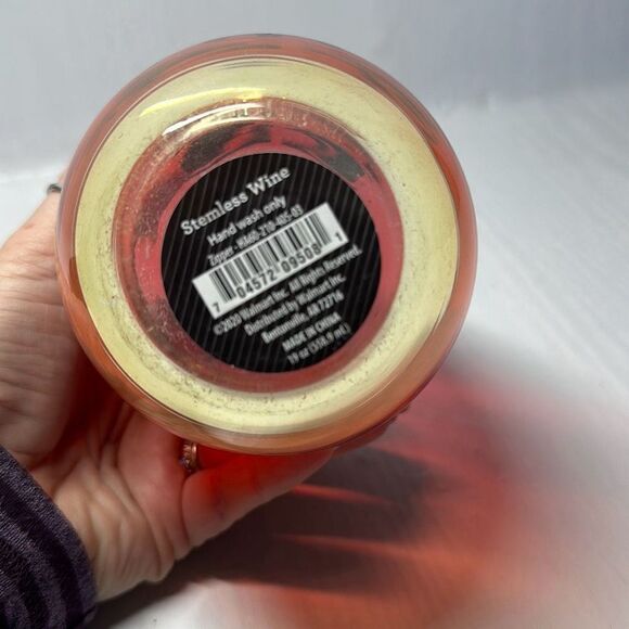 Halloween Jack-O-Lantern Glass Tumbler Stemless Wine Glasses - Picture 5 of 5